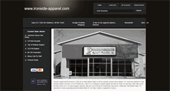 Desktop Screenshot of ironside-apparel.com